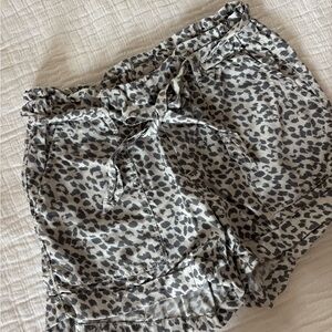 Leopard Print Women's Shorts